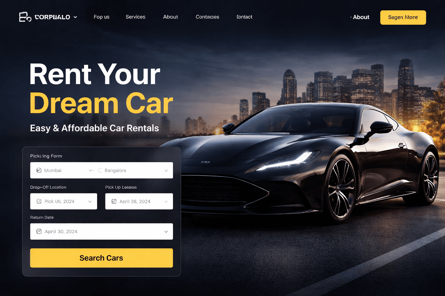 Car Rental Website
