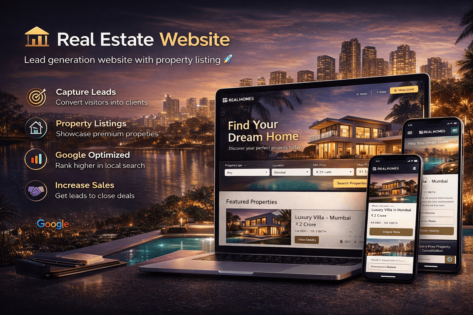 Real estate website